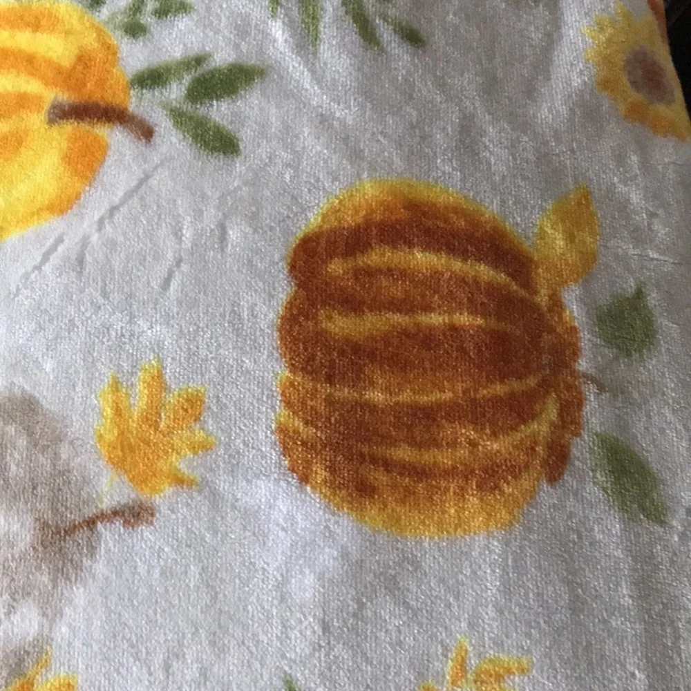 Cozy Harvest Throw Blanket Thanksgiving Cuddly Soft Fall Sunflower Pumpk…